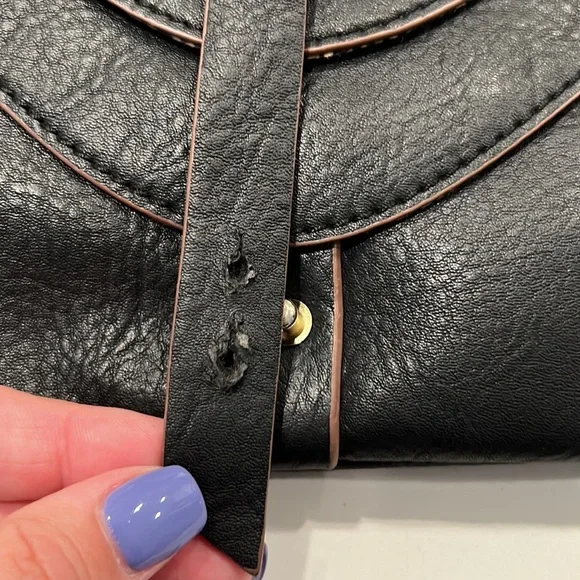 Big Buddha Black 3-pocket Clutch - Picture 12 of 12